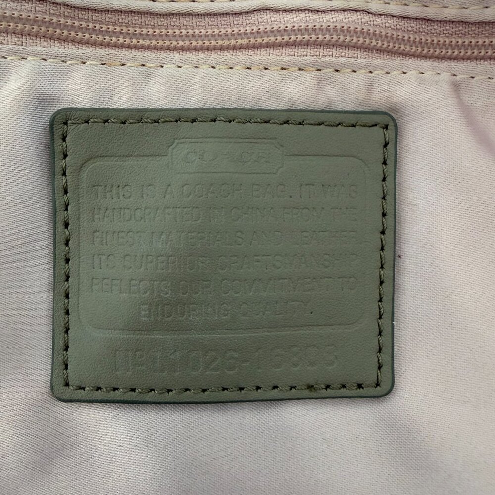 Coach Kristen Taupe Grey Leather Hobo Bag - Picture 13 of 15